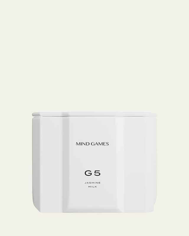 G5 White Knight Jasmine Milk Luxury Candle, 10 oz.